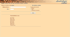 Desktop Screenshot of databaze.dendrologie.cz