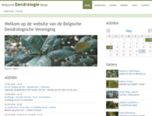 Tablet Screenshot of dendrologie.be